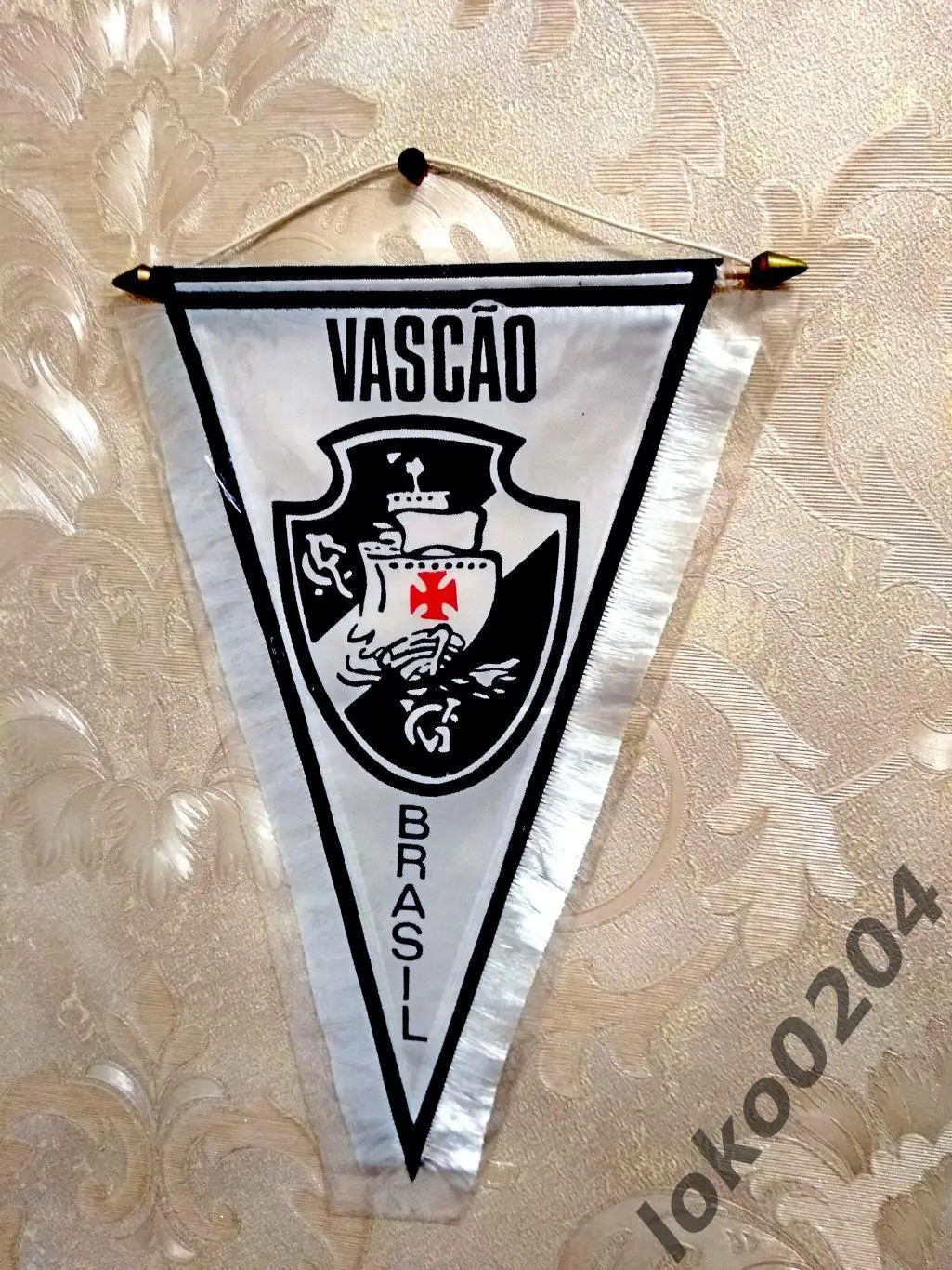 Ф.К. ВАСКО ДА ГАМА - Club de Regatas VASCO DA GAMA, 17х30 см - БРАЗИЛИЯ.