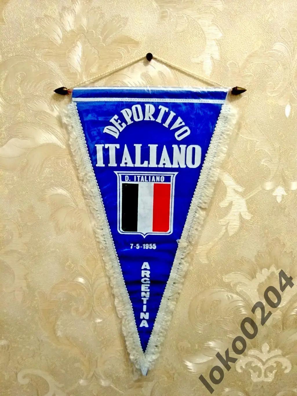 Ф.К. ДЕПОРТИВО ИТАЛИАНО - DEPORTIVO ITALIANO, 21х40 см - АРГЕНТИНА.