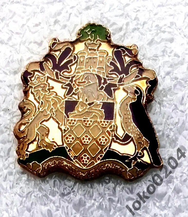Знак. УИГАН АТЛЕТИК ФК - АНГЛИЯ.