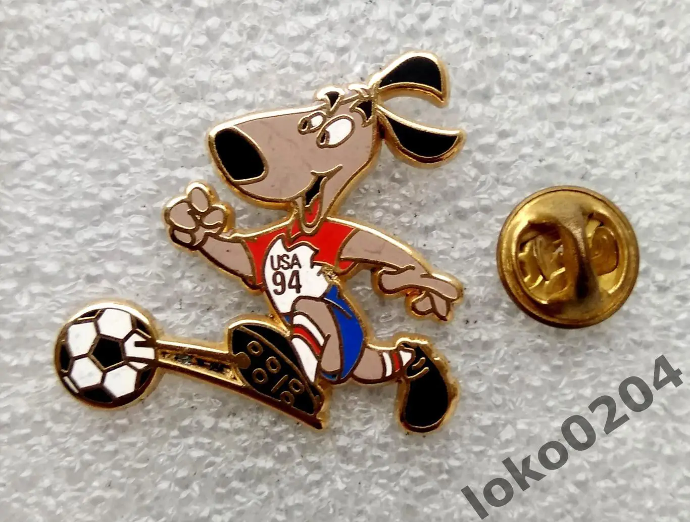 США 1994. Чемпионат мира по футболу, талисман - маскот , клеймо.