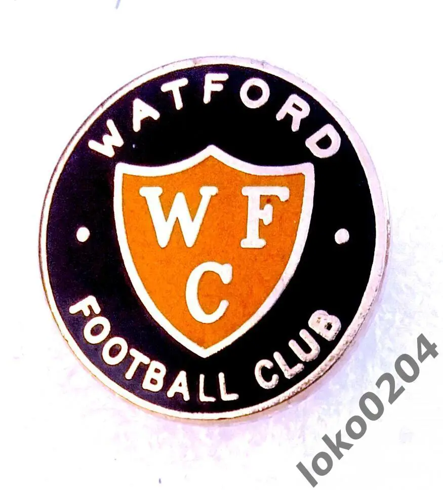 Уотфорд ФК - Watford F.C. (2) - АНГЛИЯ - (знак 70-80 х гг.),Made in ENGLAND.