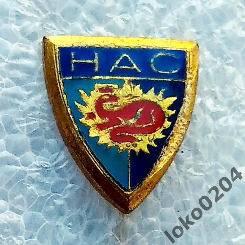 Ф.К. Гавр - Le HAVRE Athletic Club (DRAGO, первое лого, старый знак) - ФРАНЦИЯ.