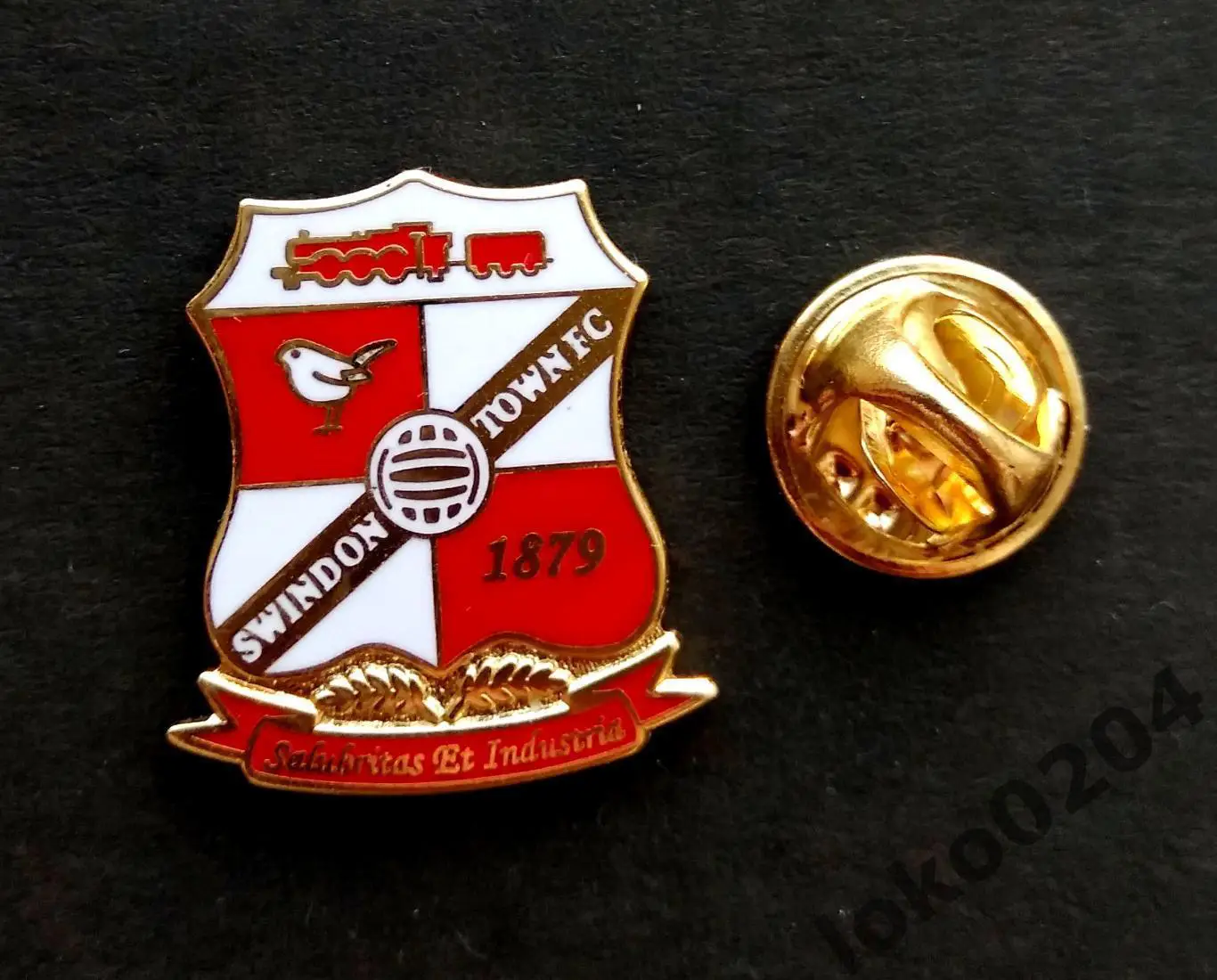 Свиндон Таун ФК - Swindon Town FC - АНГЛИЯ (18х22 мм).