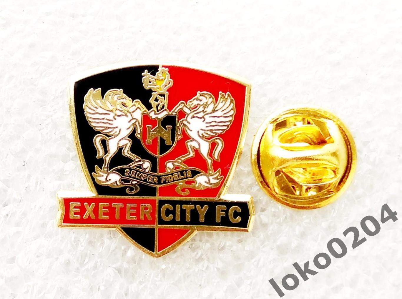 Эксетер Сити ФК - Exeter City FC - АНГЛИЯ (21х21 мм).