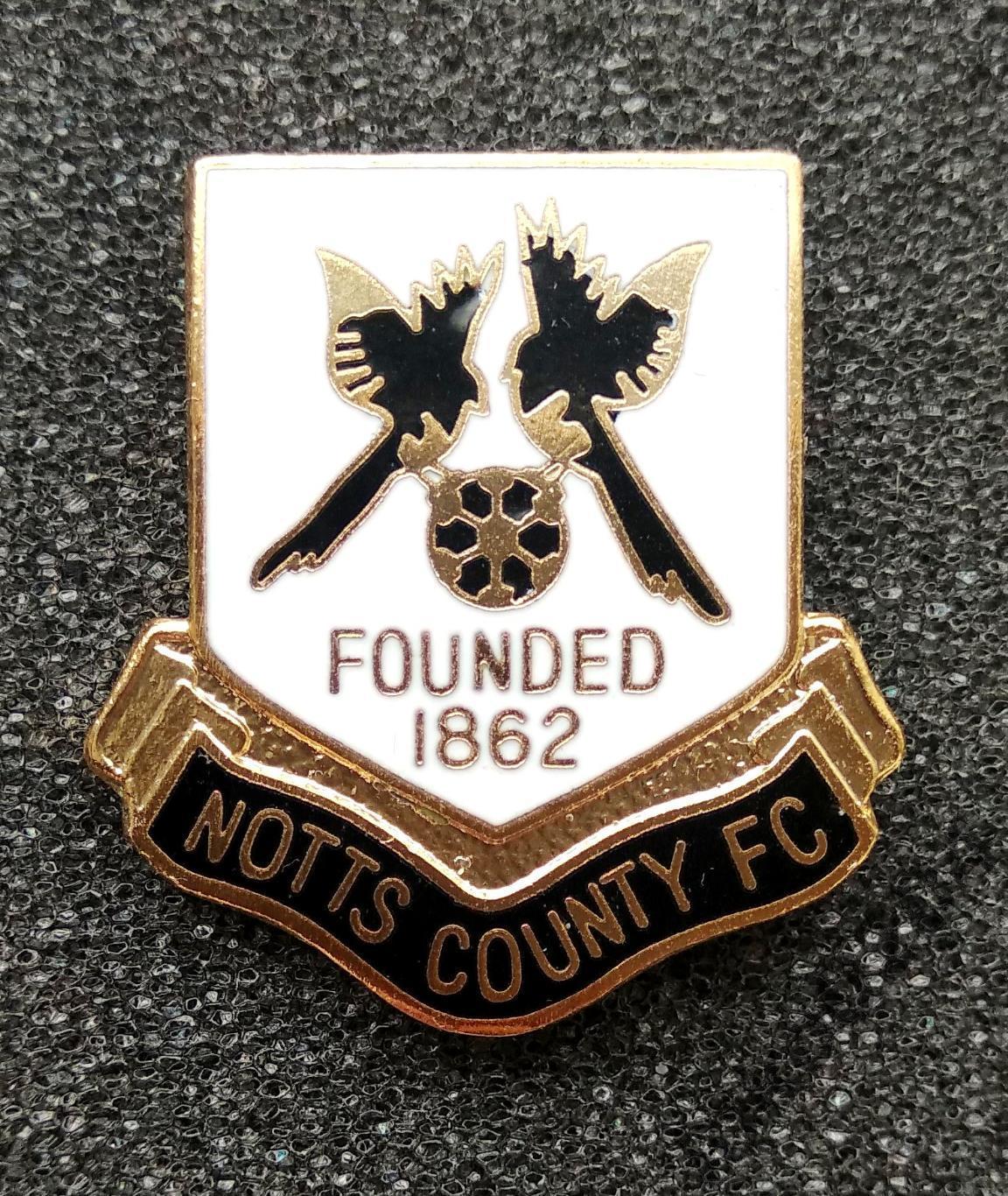 Ноттс Каунти ФК - Notts County FC - АНГЛИЯ (28х28 мм).