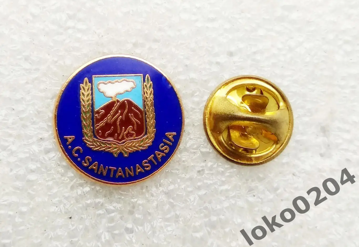 Ф.К. Ст. Анастасия - AC Sant Anastasia - ИТАЛИЯ (оригинал, 90-е гг, клеймо)-123.