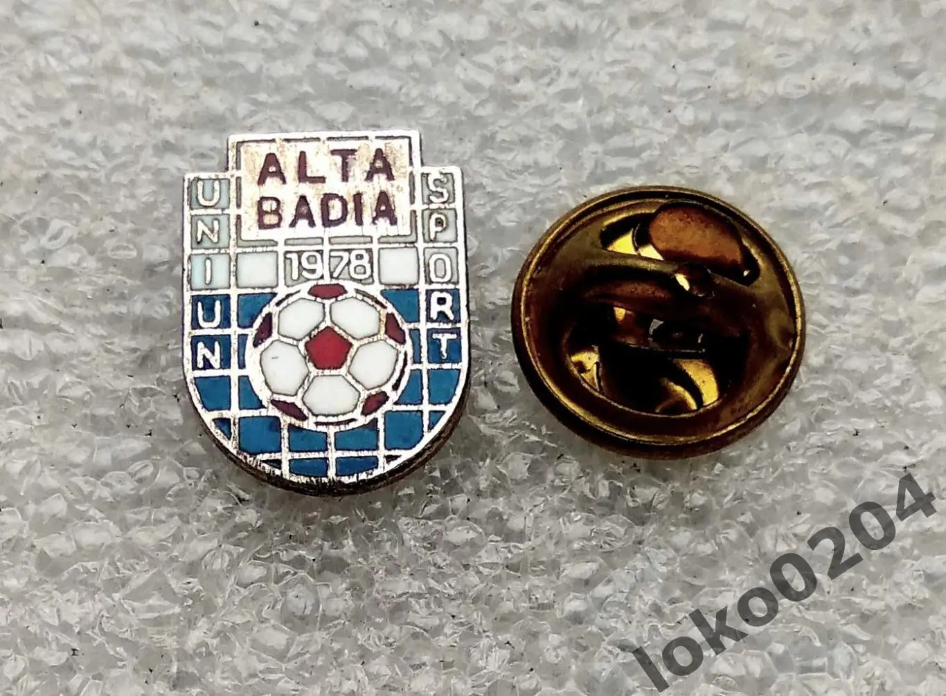 Ф.К. Алта Бадиа - U.S. Alta Badia - ИТАЛИЯ (оригинал, 90-е гг, клеймо) - 124.