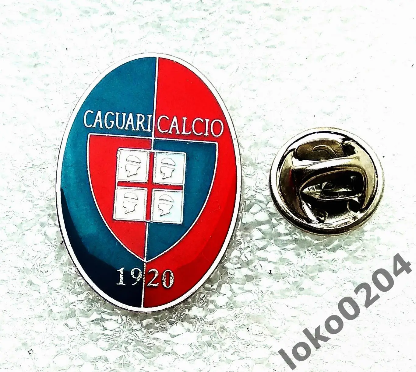 Знак. Кальяри ФК - Cagliari Calcio - ИТАЛИЯ.