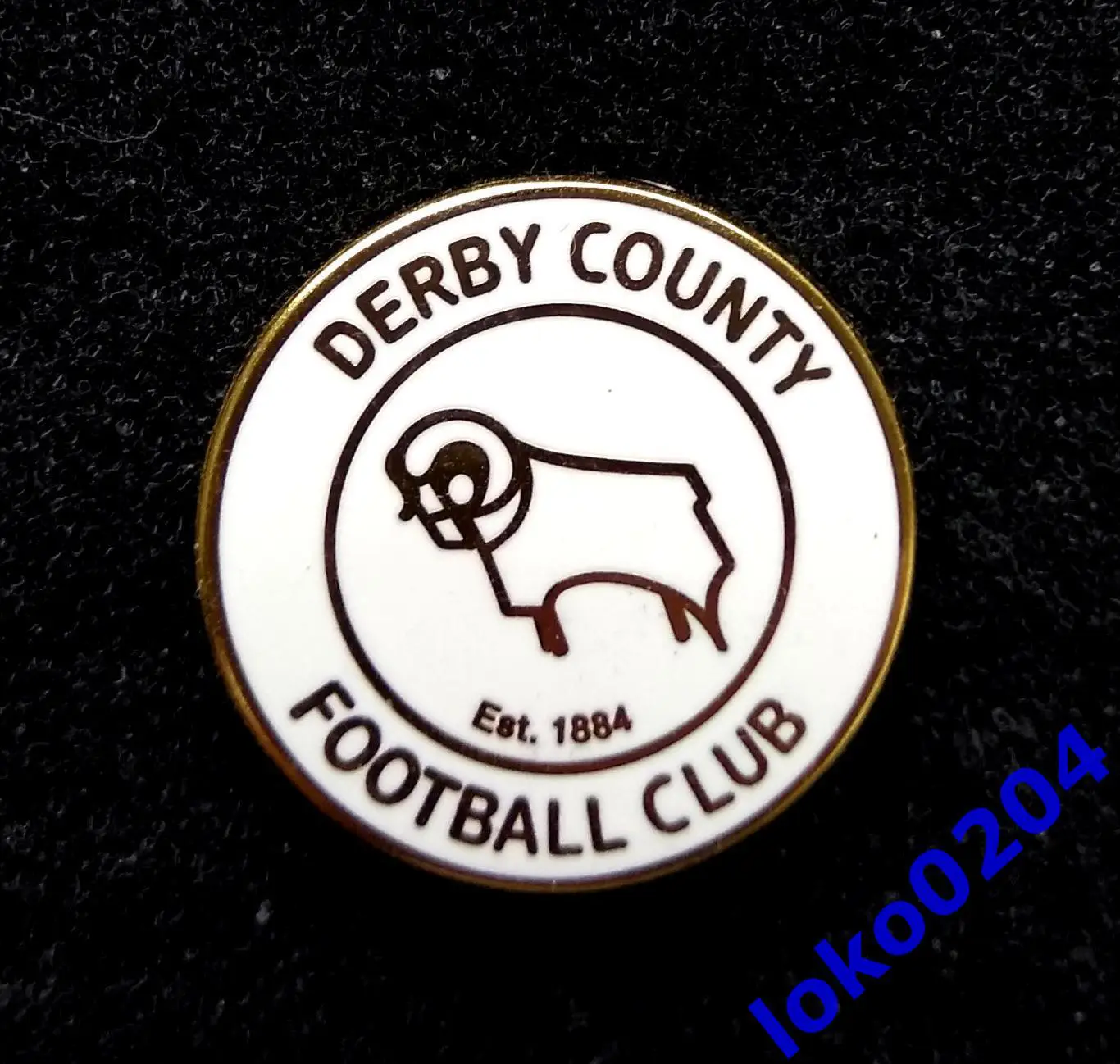 Футбол. Футбольный клуб. Знак. ДЕРБИ КАУНТИ ФК - DERBY COUNTY FC - АНГЛИЯ.