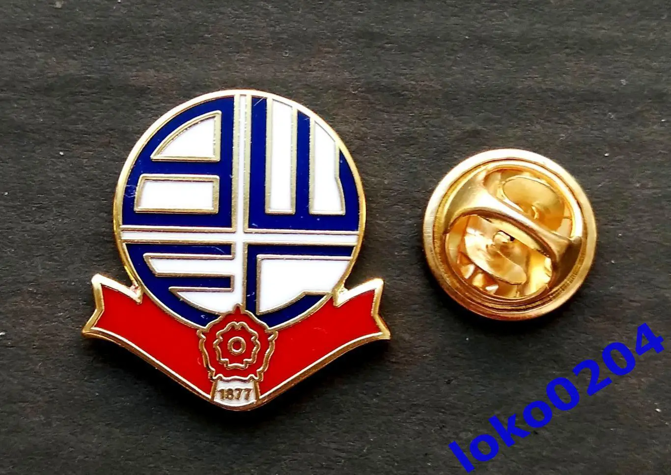 Футбол. Футбольный клуб.Знак. Болтон Уондерерс ФК - Bolton Wanderers FC - АНГЛИЯ