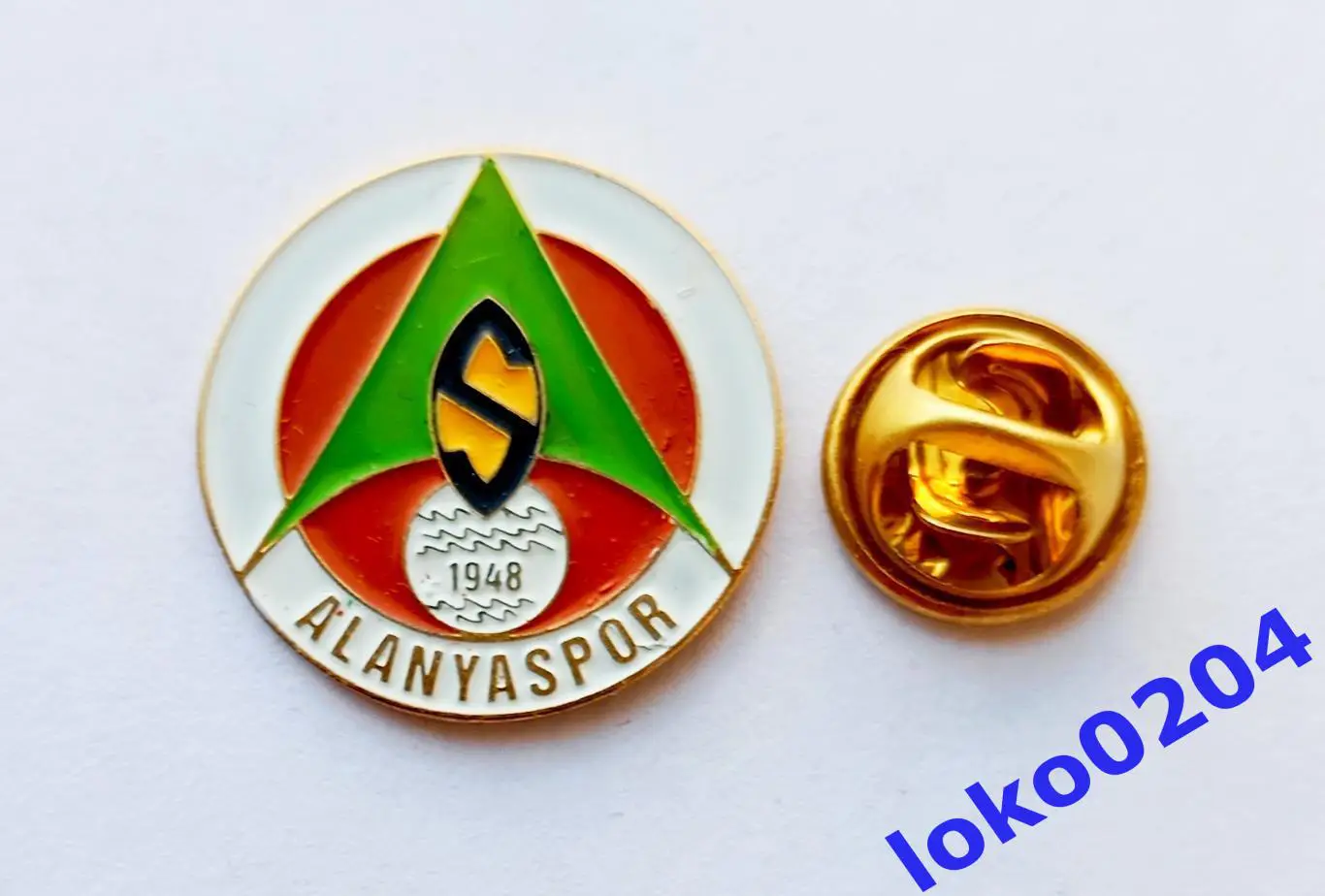 Футбол. Футбольный клуб. Знак. Аланьяспор - Alanyaspor Kulubu, ТУРЦИЯ.