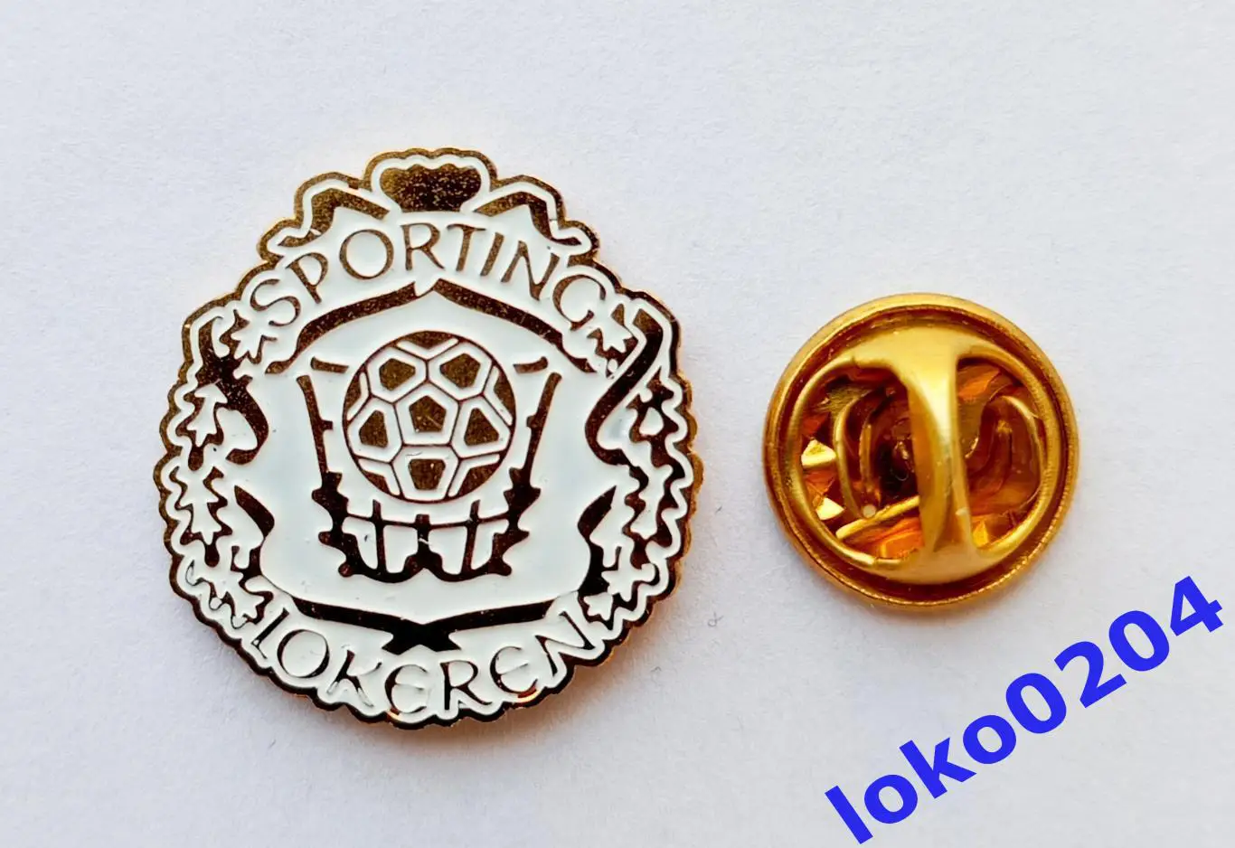 Футбол. Футбольный клуб. Знак. ФK ЛОКЕРЕН - KSC LOKEREN Oost-Vlaanderen. БЕЛЬГИЯ