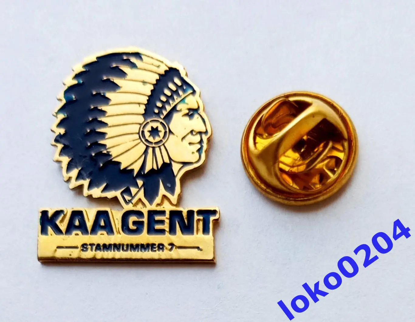 Футбол Клубы мира. Знак. ФК ГЕНТ - Koninklijke Atletiek Associatie GENT. БЕЛЬГИЯ