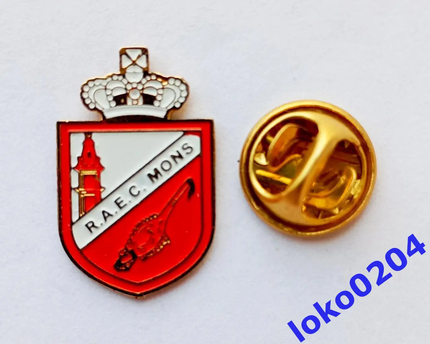 Футбол Клубы мира. Знак. ФК МОНС - Royal Albert-Elizabeth Club de MONS. БЕЛЬГИЯ.