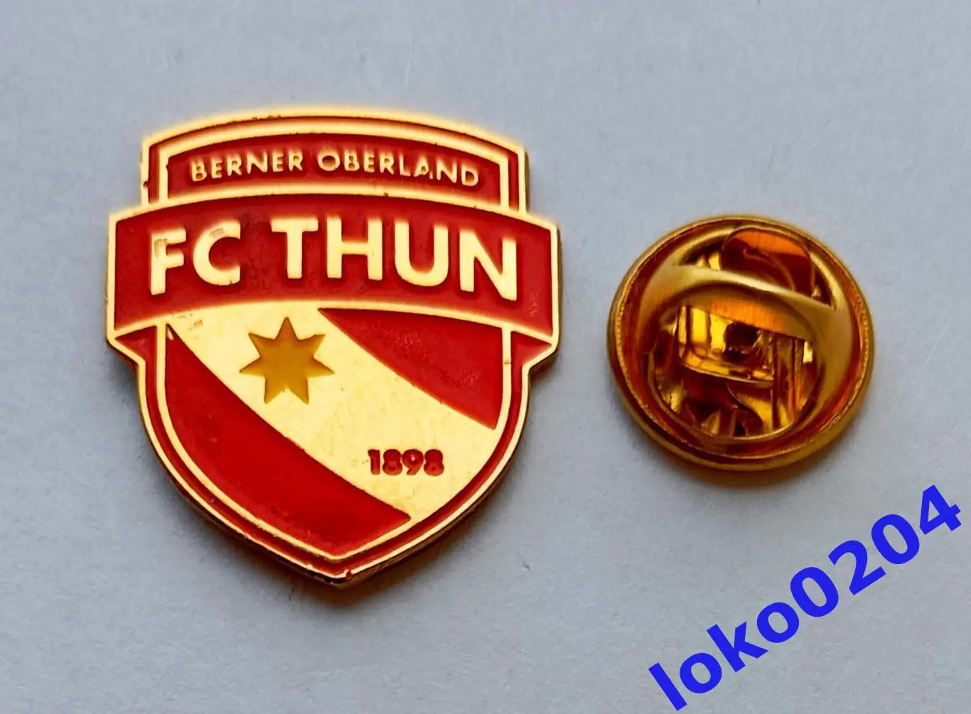 Футбол. Клубы мира. Знак. ФK ТУН - Fussballclub THUN 1898, ШВЕЙЦАРИЯ.