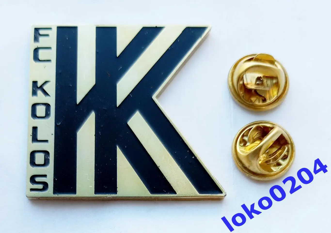 Футбол. Футбольный клуб. Знаки-гиганты (34х35 мм). ФК КОЛОС Ковалевка - УКРАИНА.