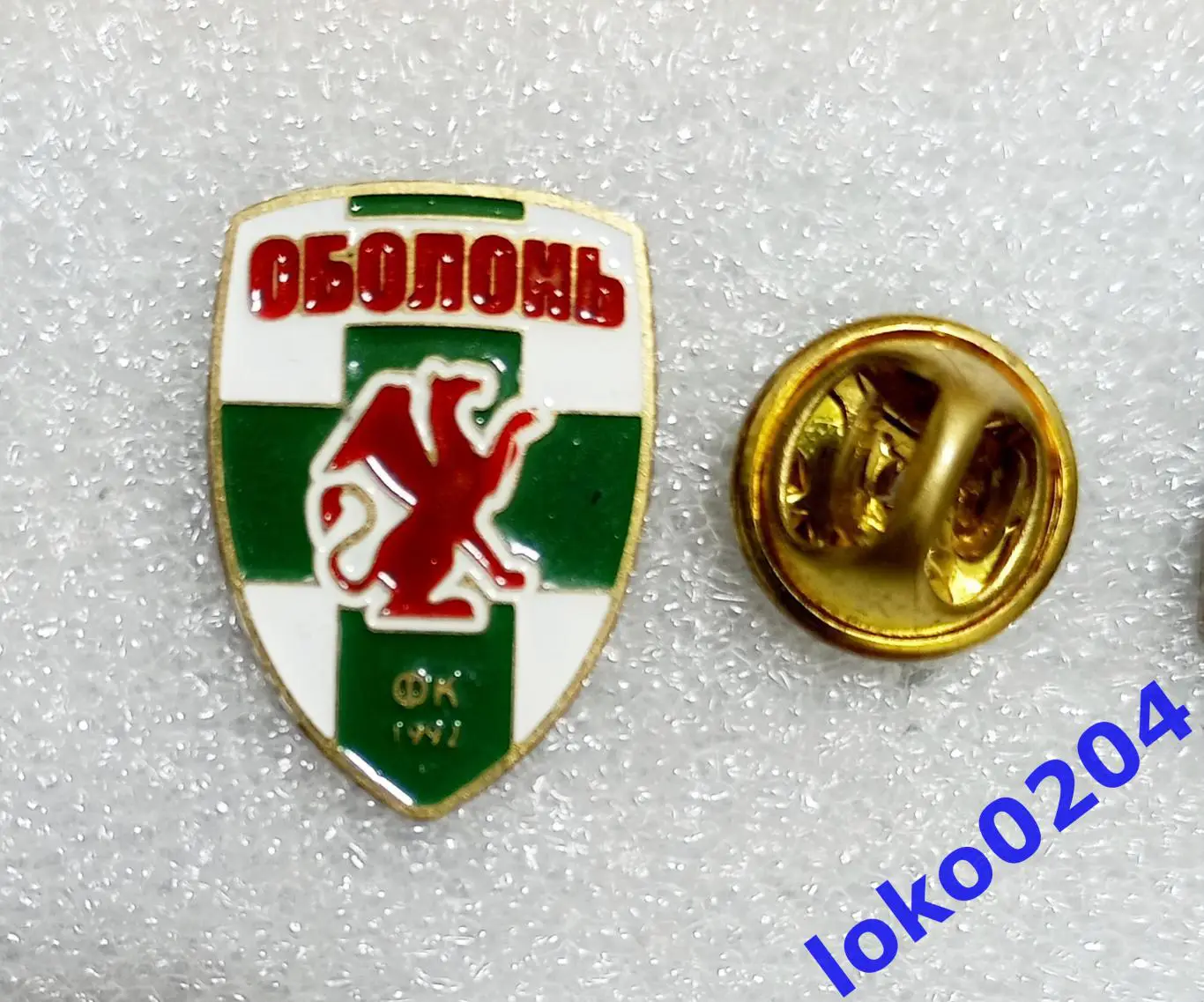 Футбол. Футбольный клуб. Знак. ФК ОБОЛОНЬ Киев - УКРАИНА.2