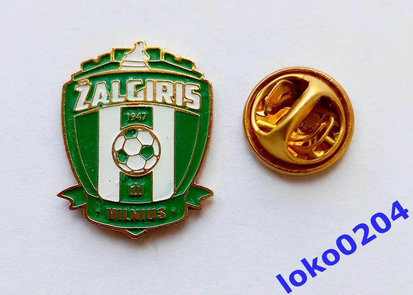 Футбол Футбол. клуб Знак. ФК ЖАЛЬГИРИС Вильнюс - Futbolo klubas ZALGIRIS - ЛИТВА