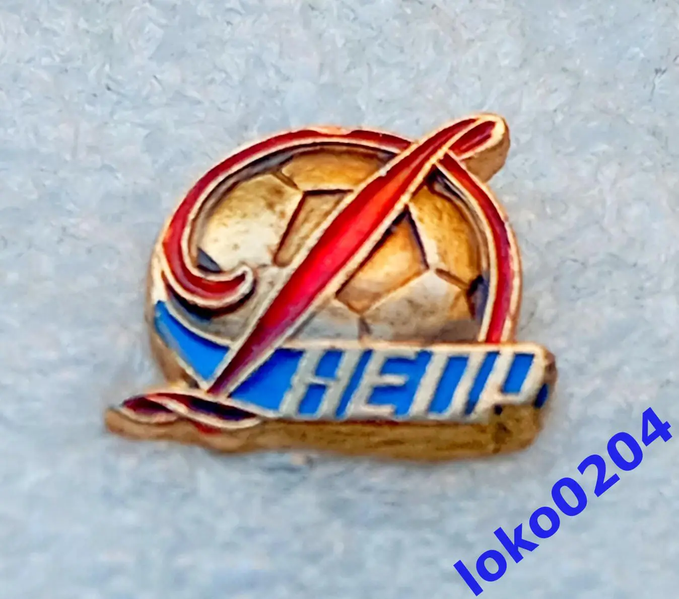 Футбол. Знак. ФК ДНЕПР Днепропетровск. Украина (СССР).