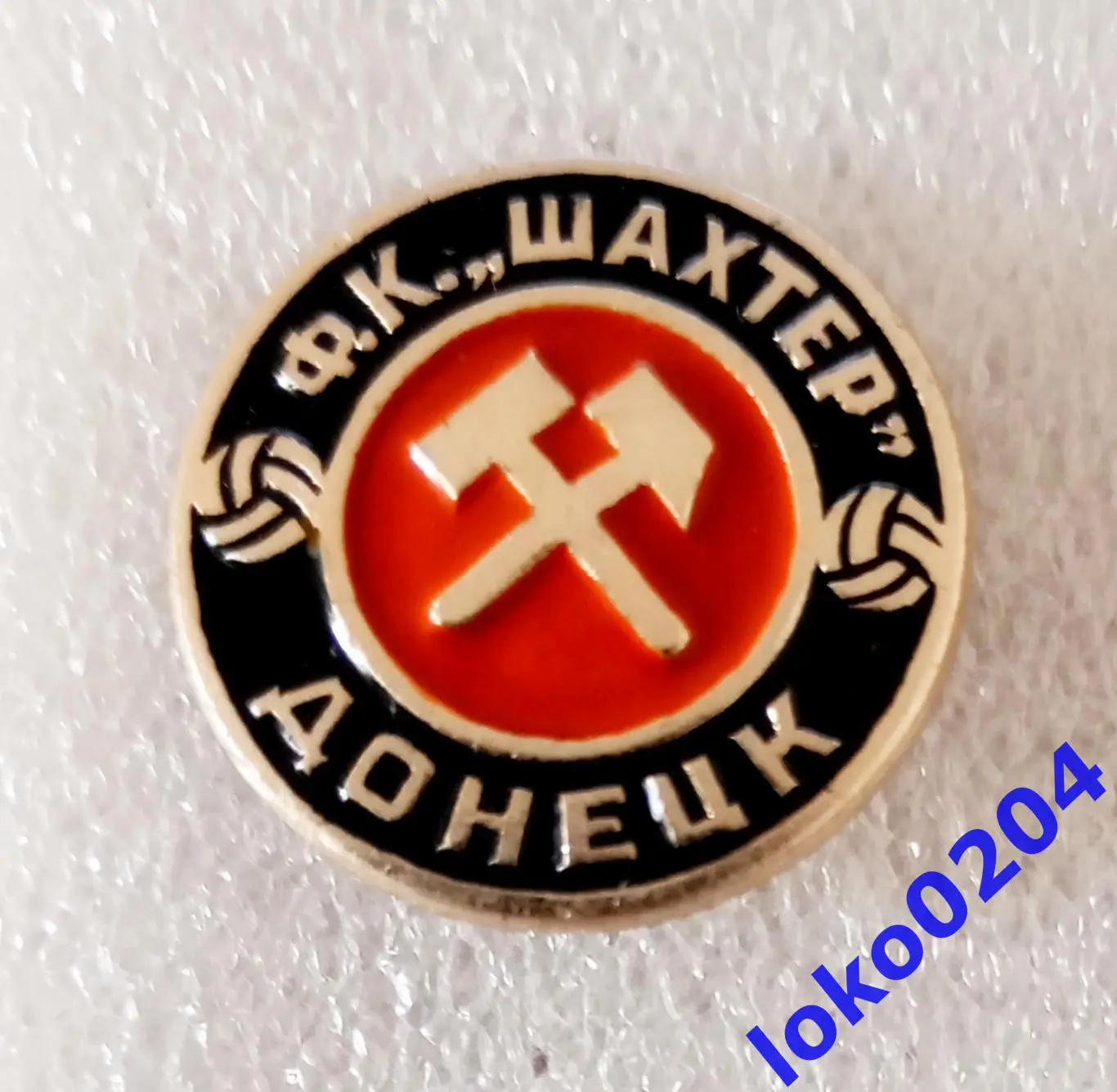 Знак Футбол. Ф.К. ШАХТЕР Донецк - УКРАИНА.