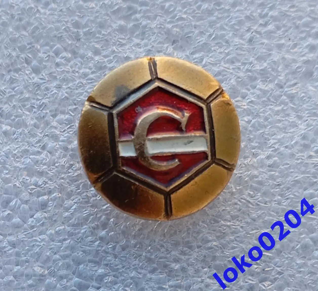 Футбол. Футбольный клуб. Знак. ФК СПАРТАК Москва - РОССИЯ (СССР)