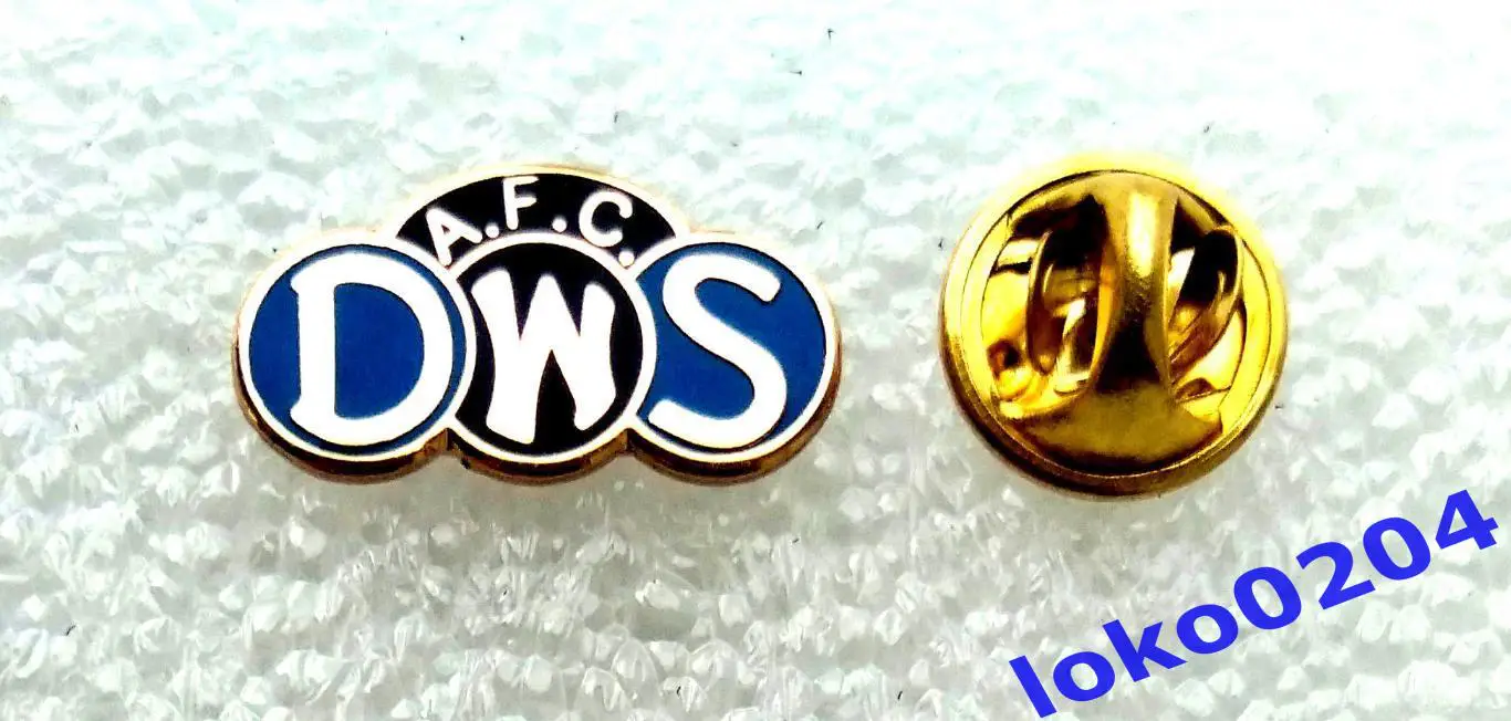 Знак Футбол Клубы мира. ДВС Амстердам-AFC DWS(Door Wilskracht Sterk) НИДЕРЛАНДЫ.