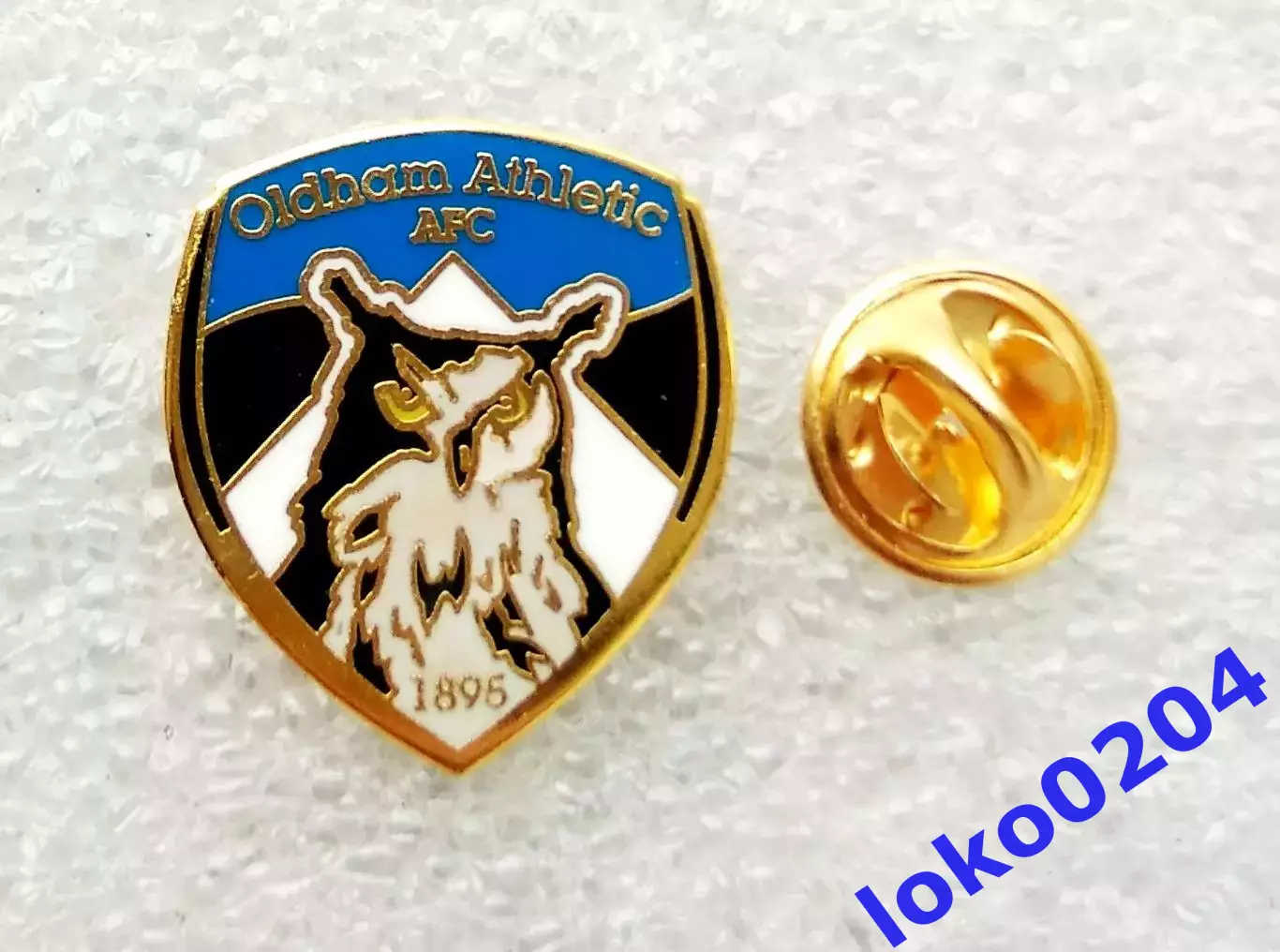 Футбол. Футбольный клуб. Знак. Олдем Атлетик ФК - АНГЛИЯ.