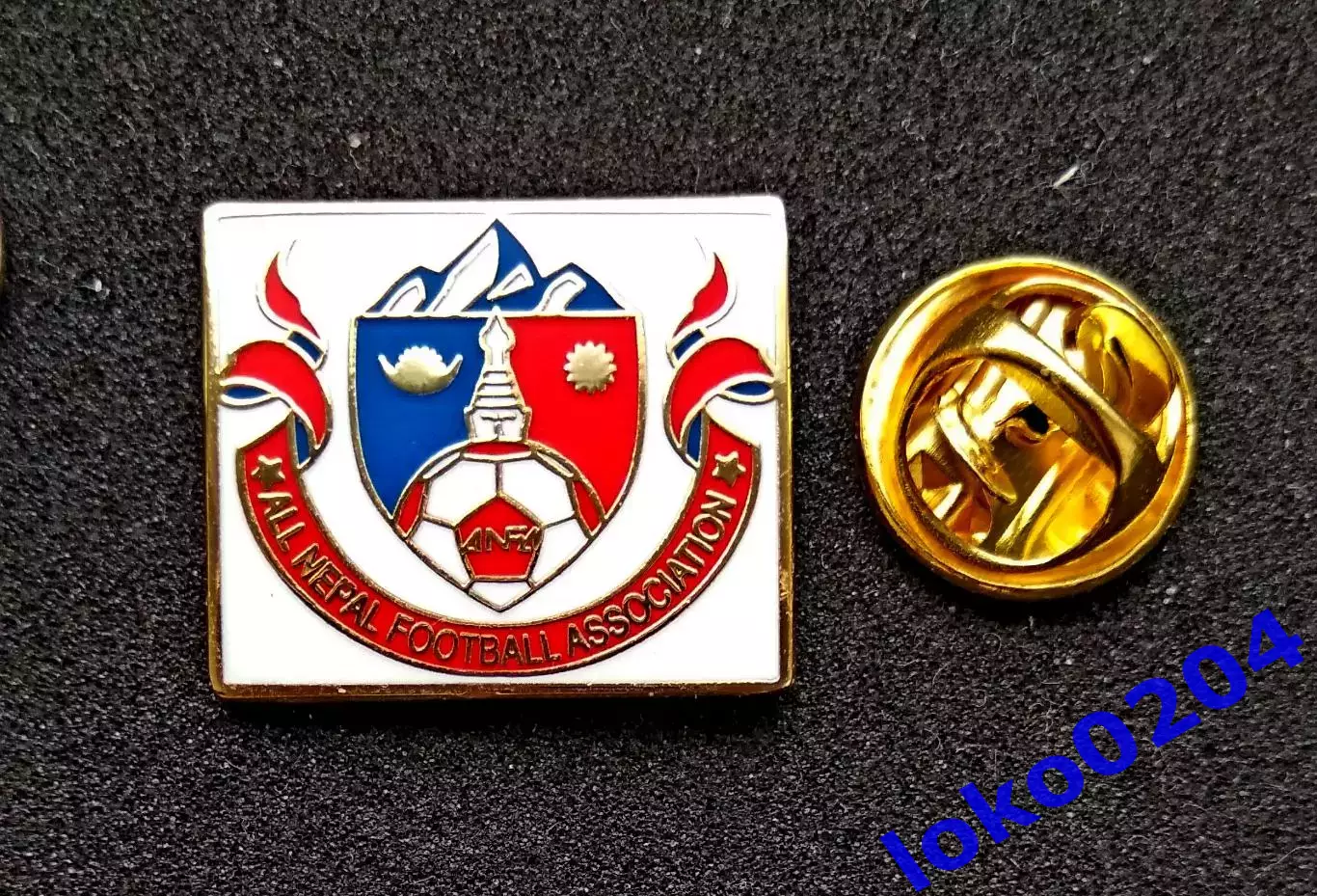 Знак Футбол Федерация - НЕПАЛ.