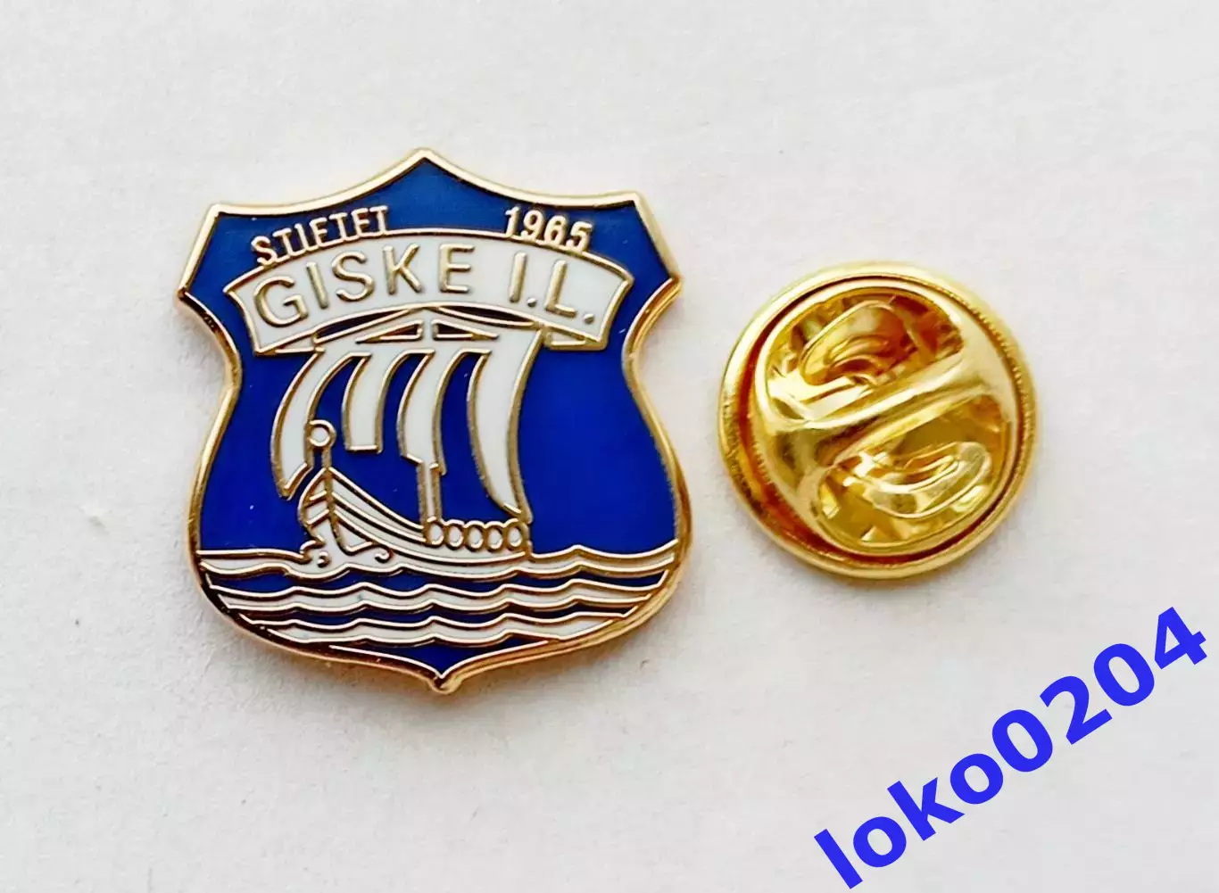 Знак. Футбол. Клубы мира. ГИСКЕ, Иллинойс - Giske Idrettslag, НОРВЕГИЯ.