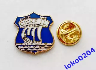 Знак. Футбол. Клубы мира. ГИСКЕ, Иллинойс - Giske Idrettslag, НОРВЕГИЯ.