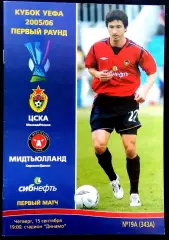 ЦСКА Москва - МИДТЬЮЛЛАНД, 2005. Еврокубковый матч.