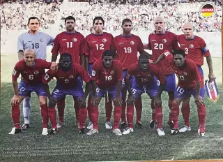 Футбол.Постер Коста-Ріка 2006.