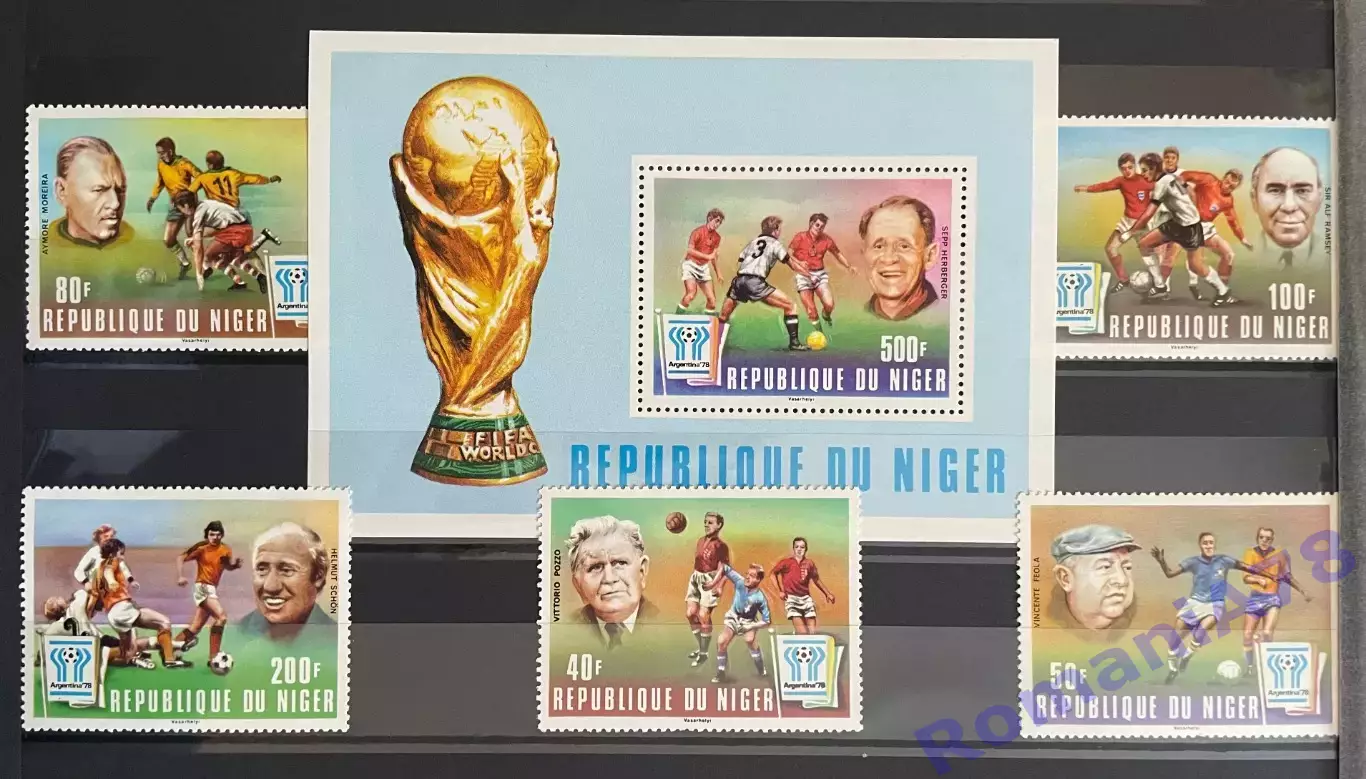 Футбол.Нігер.Чемпионат мира 1978.Чемпіонат світу.MNH.