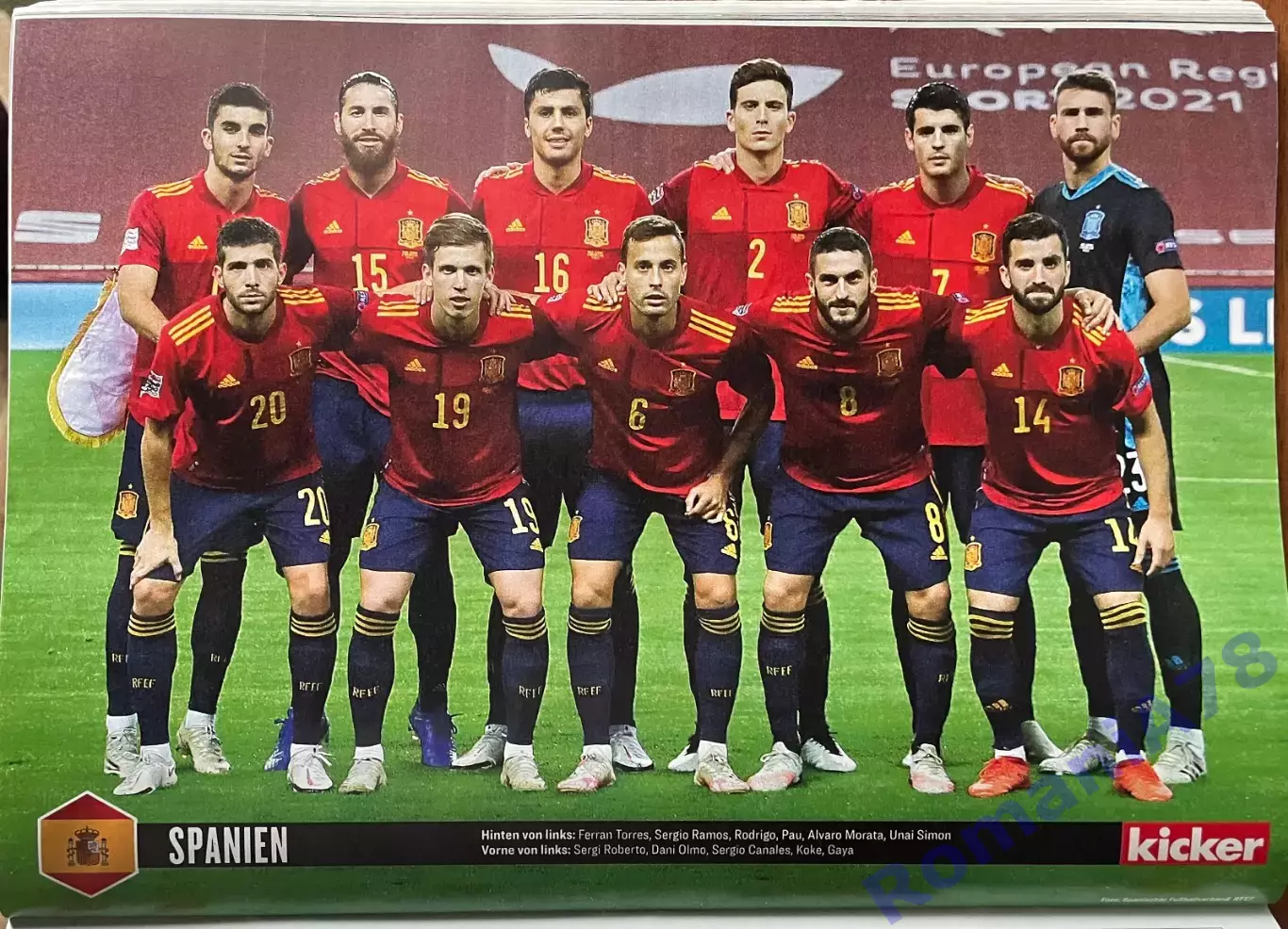 Футбол, Чемпіонат Європи 2021, cпецвидання Кікер / Kicker Sonderheft Euro 2020. 4