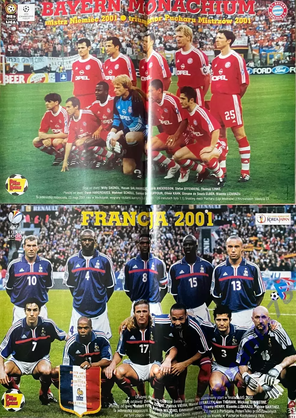 Журнал. Футбол Pilka Nozna N1-52 2001.Всі номери. 3