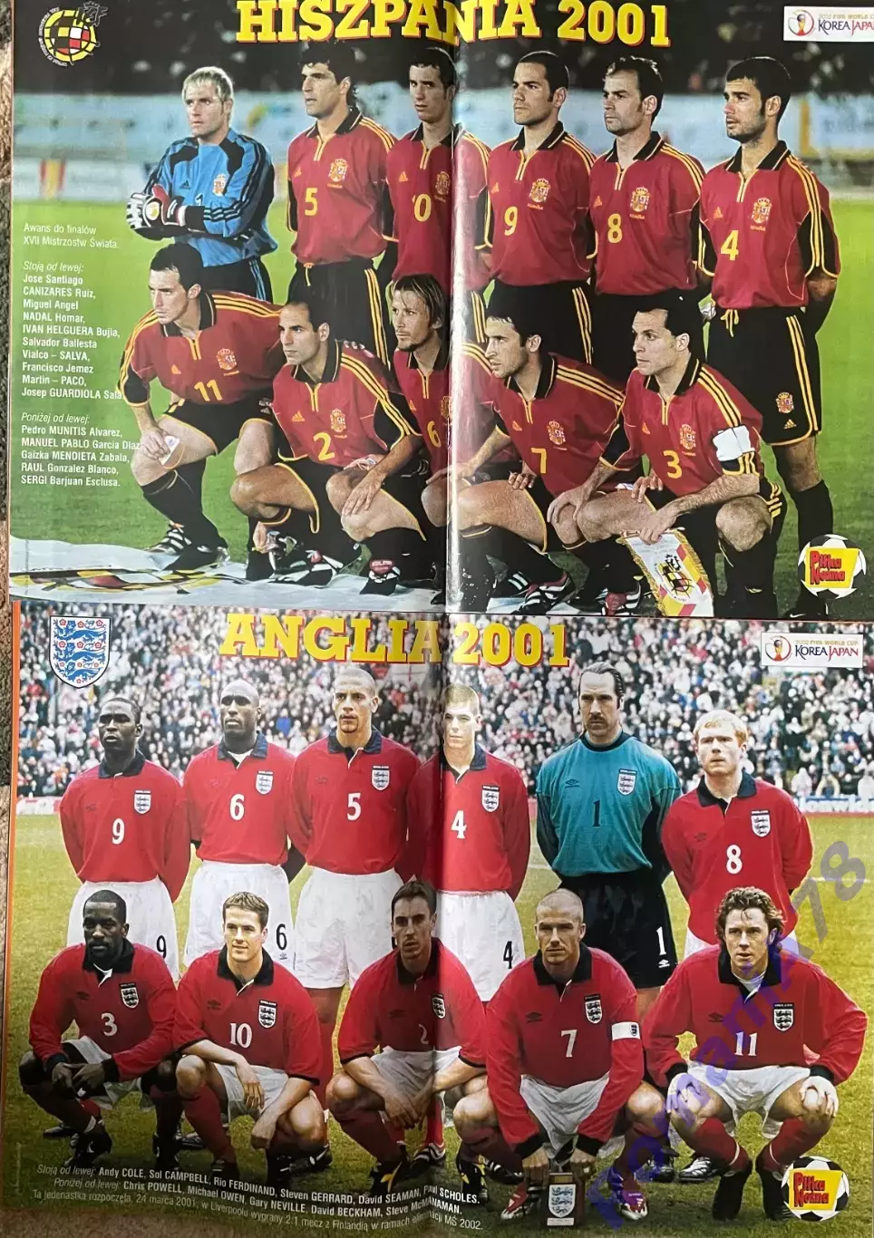 Журнал. Футбол Pilka Nozna N1-52 2001.Всі номери. 6