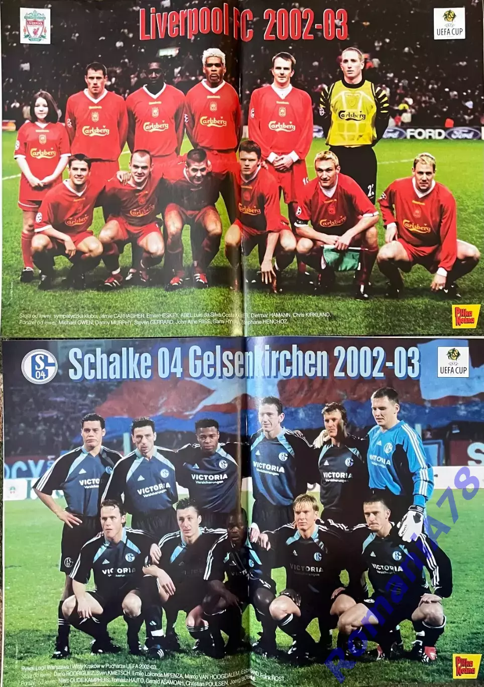 Журнал. Футбол Pilka Nozna N1-52 2002.Без номера 46. 1