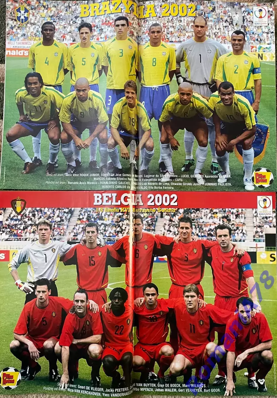 Журнал. Футбол Pilka Nozna N1-52 2002.Без номера 46. 5