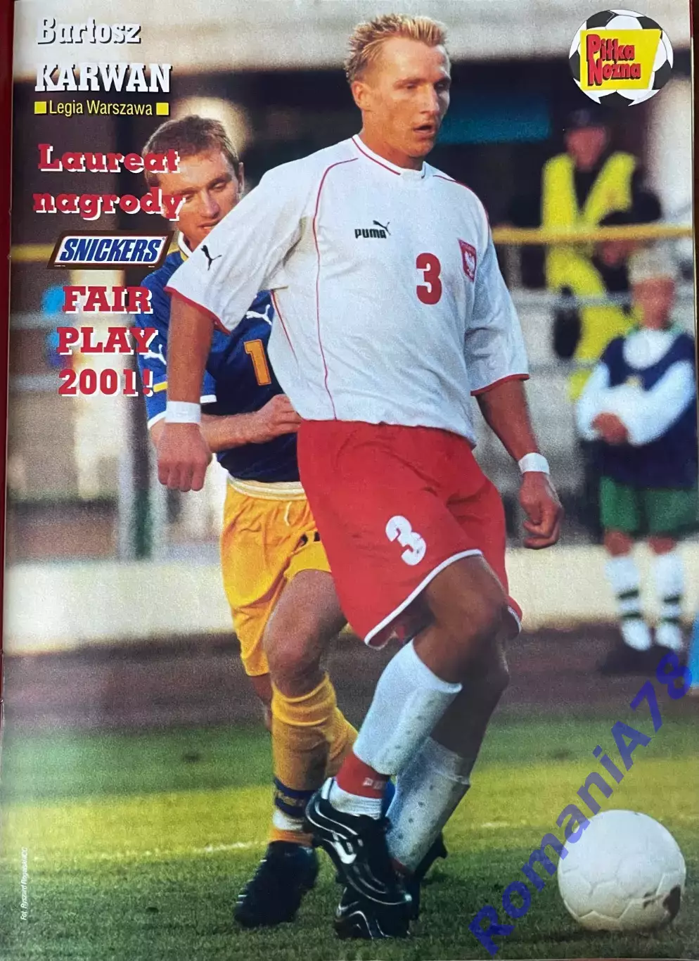 Журнал. Футбол Pilka Nozna N1/ 2002.Постер Португалія. 3