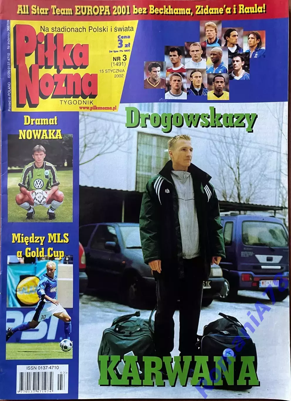 Журнал. ФутболPilka Nozna N3/ 2002.Постер США.