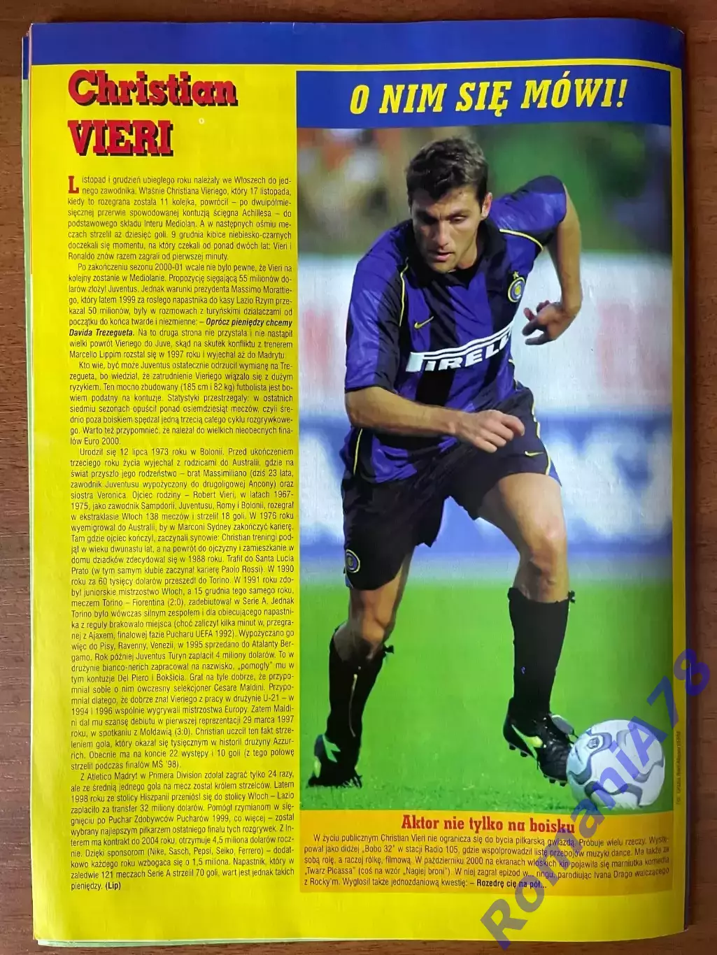 Журнал. ФутболPilka Nozna N3/ 2002.Постер США. 2