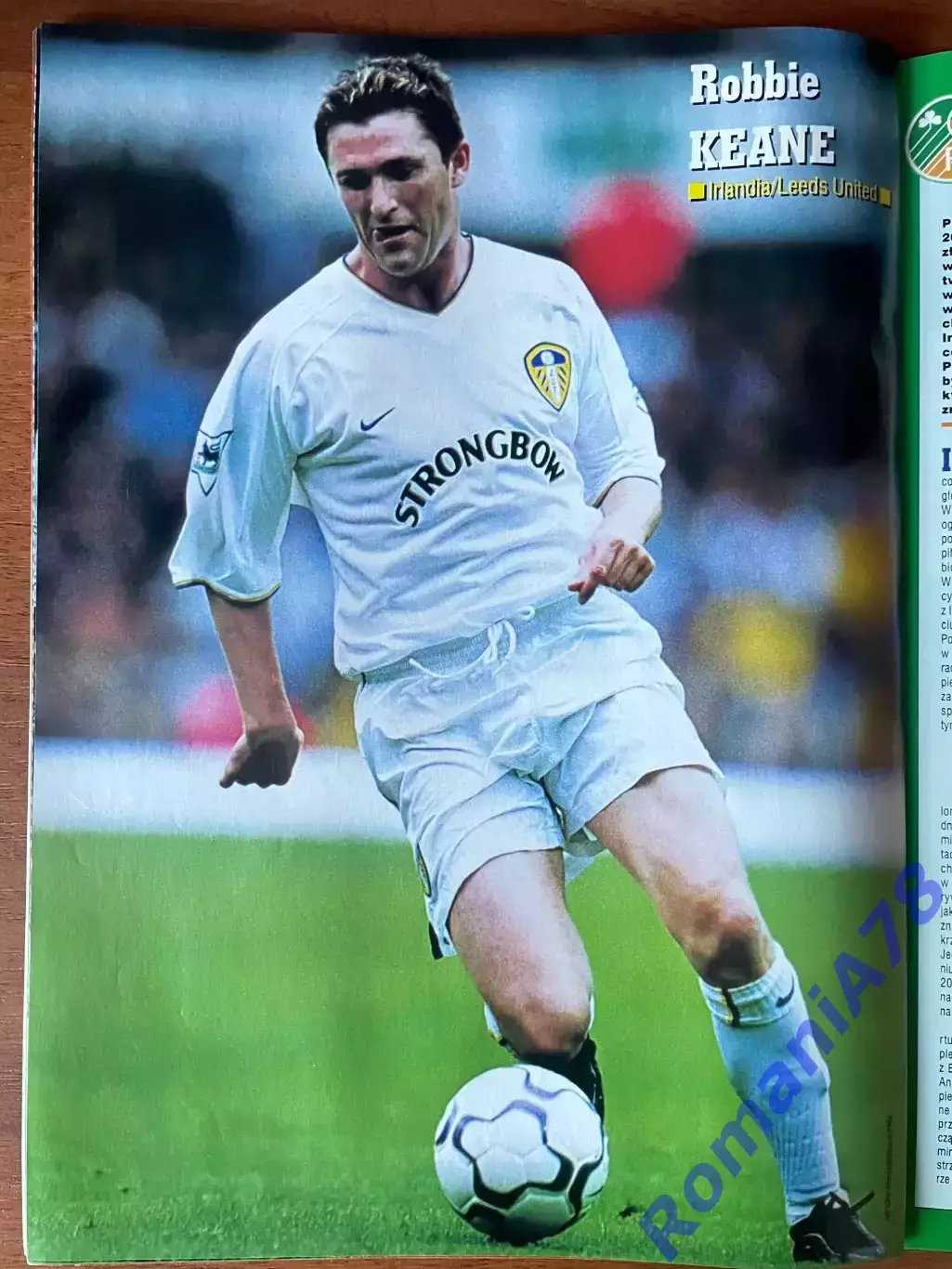 Журнал. ФутболPilka Nozna N4/ 2002.Постер Ірландія,Кін. 2