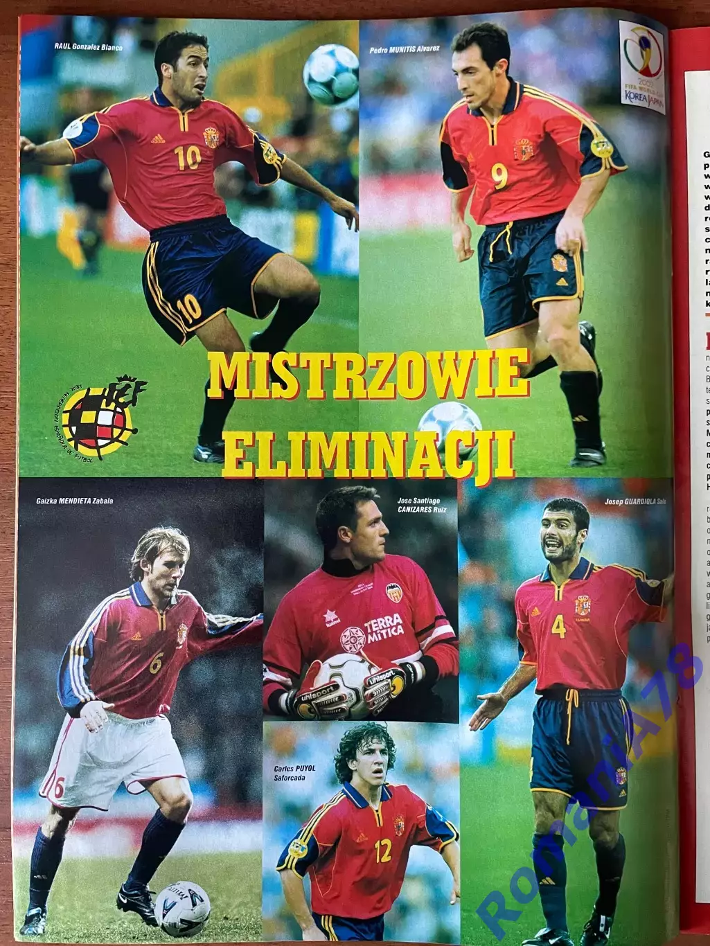 Журнал. ФутболPilka Nozna N6/ 2002.Постер Туреччина. 3