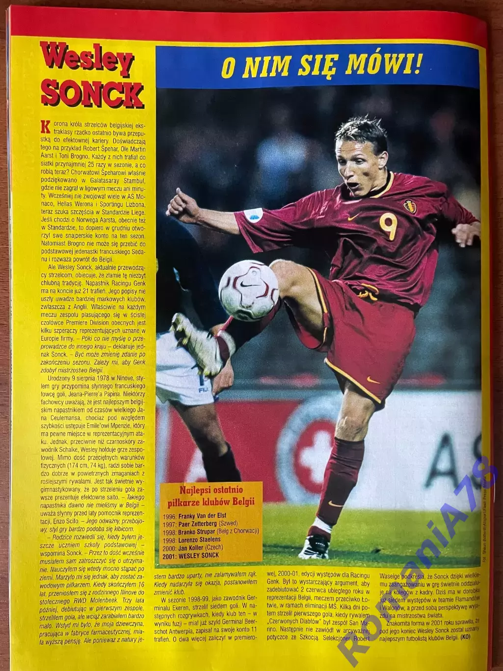 Журнал. ФутболPilka Nozna N6/ 2002.Постер Туреччина. 4