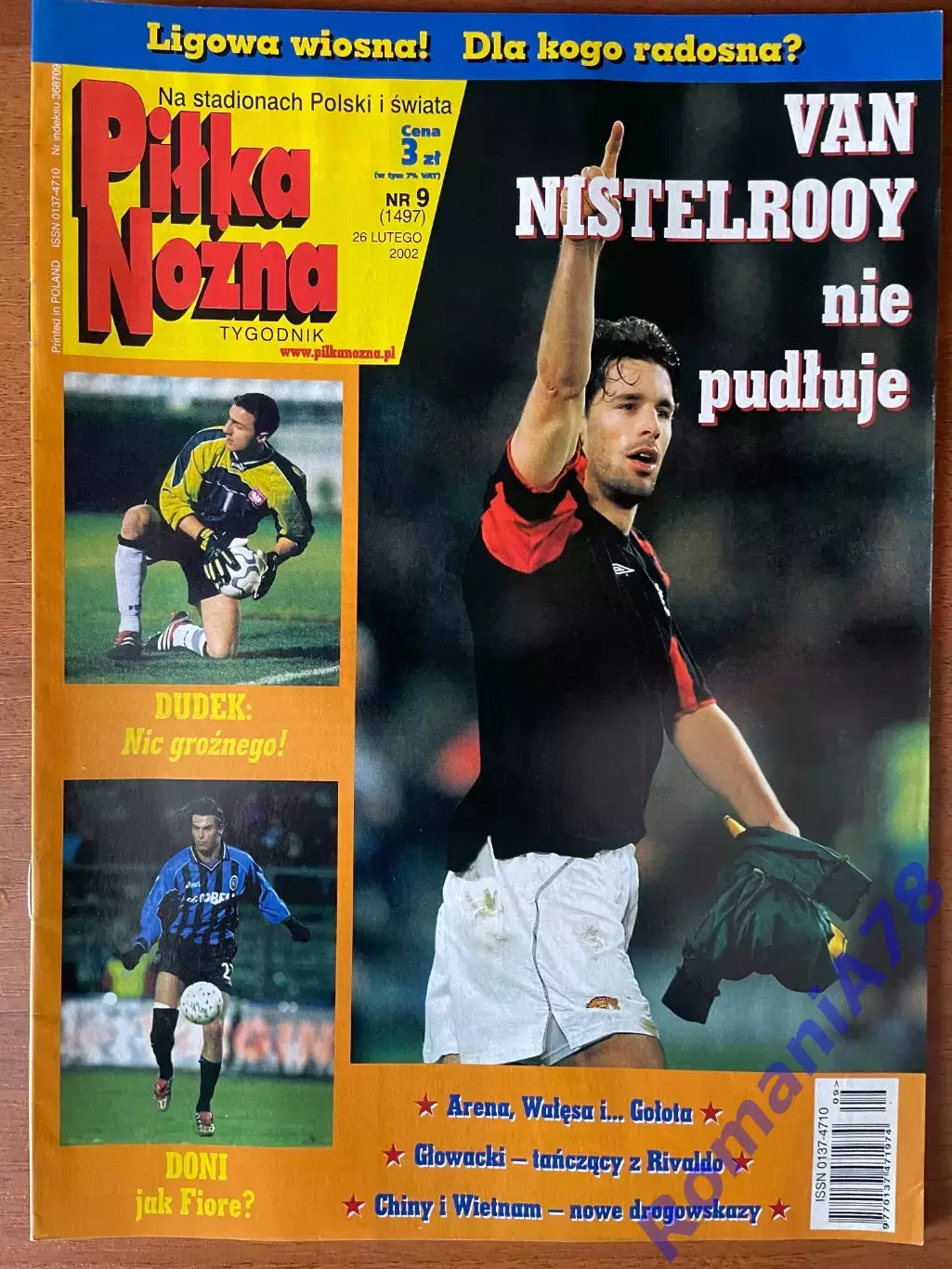 Журнал. ФутболPilka Nozna N9/ 2002.Постер ПАР..