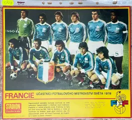 Футбол Постер з журналу Стадіон /Stadion. Франція.