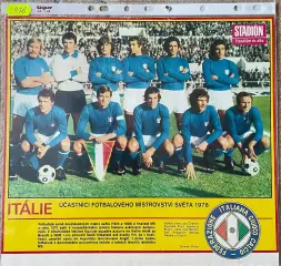 Футбол. Постер з журналу Стадіон. /Stadion Італія