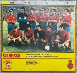 Футбол.Постер з журналу Стадіон /Stadion Іспанія.