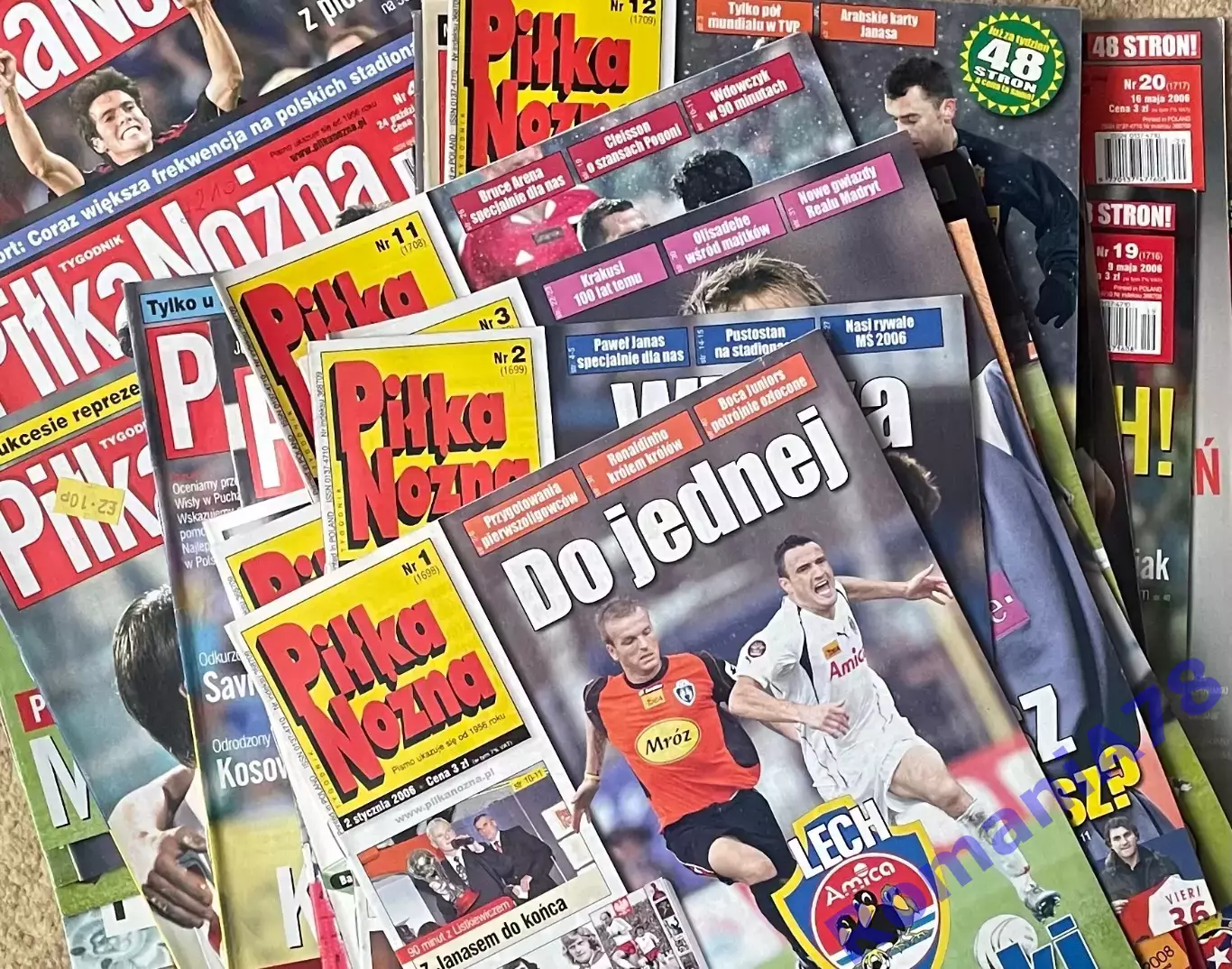 Журнал. Футбол Pilka Nozna N1-50.2002.Без номера 51-52