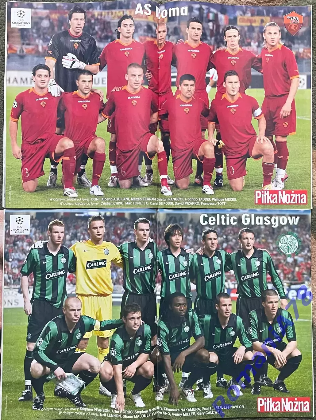 Журнал. Футбол Pilka Nozna N1-50.2002.Без номера 51-52 7